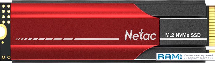 SSD Netac N950E Pro 1TB NT01N950E-001T-E4X внутренний ssd накопитель netac n950e pro 1tb m2 2280 pcie gen3 x4 nvme 1 3 3d nand nt01n950e 001t e4x