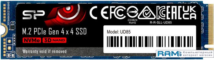 SSD Silicon-Power UD85 500GB SP500GBP44UD8505 фен eti stratos 3600 2400 вт red