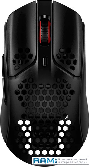 HyperX Haste Wireless игровая беспроводная мышь mad catz r a t dws чёрная 2 4ггц bt pmw3335 mad catz dakota switch usb 8 кнопок 16000 dpi аа