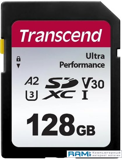 Transcend SDXC 340S TS128GSDC340S 128GB transcend microsdxc ts128gusd350v 128gb