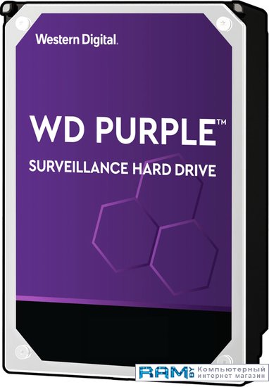 WD Purple 4TB WD43PURZ наполнение для слайма slimer эскимо