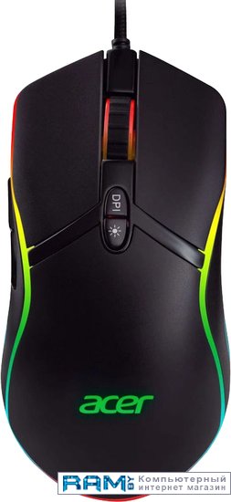 Acer OMW144 мышь defender prototype gm 670l игровая проводная 6 кнопок подсветка 3200 dpi usb чер