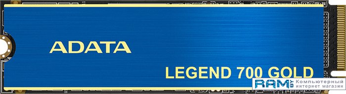 SSD ADATA Legend 700 Gold 2TB SLEG-700G-2TCS-S48 ssd накопитель adata legend 800 m 2 2280 2 тб aleg 800 2000gcs