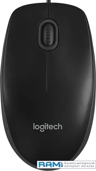 Logitech B100 мышь проводная logitech b100 800dpi 910 005547 910 003357