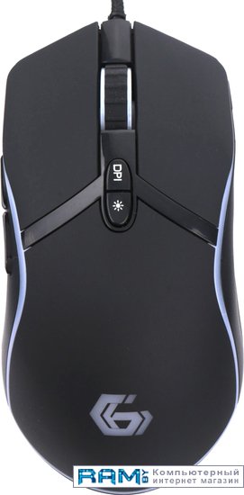 Gembird MG-810 мышь smartbuy rush incerto игровая проводная подсветка 3200 dpi 7 кнопок usb чёрная