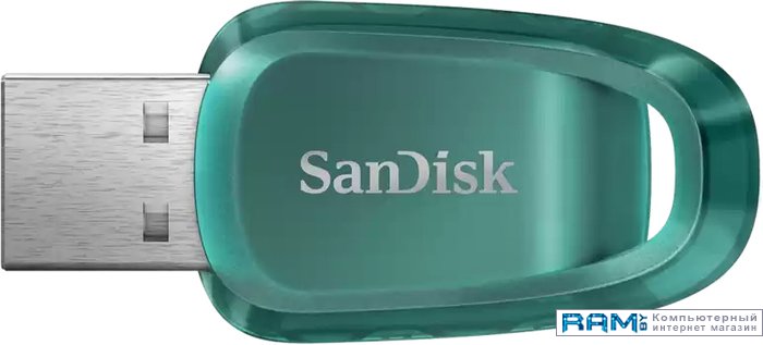 USB Flash SanDisk Ultra Eco USB 3.2 128GB смартфон honor 70 128gb изумрудно зеленый eac