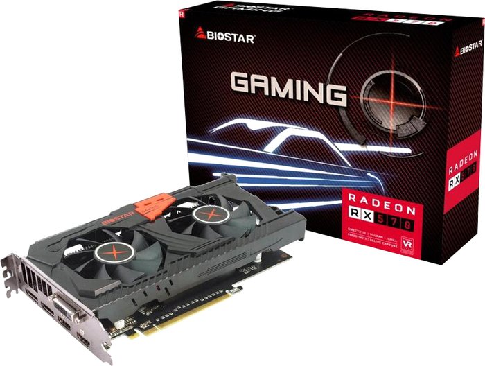 

BIOSTAR Radeon RX 570 8GB GDDR5 VA5705RV82