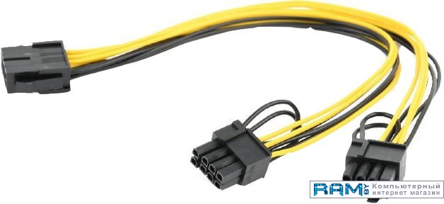Cablexpert CC-PSU-85 кабель akasa 6 pin pcie to 8 pin atx12v cpu connector ak cb051 ak cb051 [ak cb051]