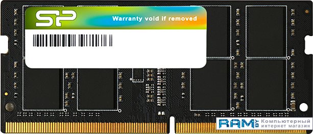 Silicon-Power 16 DDR4 SODIMM 3200  SP016GBSFU320X02 geil 16 ddr4 3200 gs416gb3200c22sc