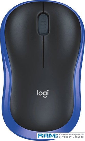 Logitech M186 проводная мышь logitech m110 синий 910 005500