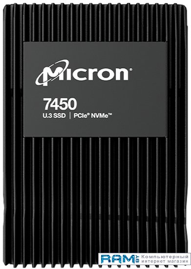 SSD Micron 7450 Max 3.2TB MTFDKCC3T2TFS ssd накопитель micron 5300 pro 2 5 7 68 тб mtfddak7t6tds 1aw1zabyy