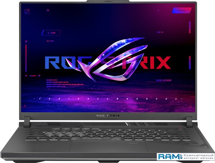 ASUS ROG Strix G16 2023 G614JZ-N4080 ноутбук asus rog strix g16 2023 g614ji n4240 90nr0d42 m00ex0 16 core i7 13650hx 16gb ssd 1024gb geforce® rtx 4070 для ноутбуков серый