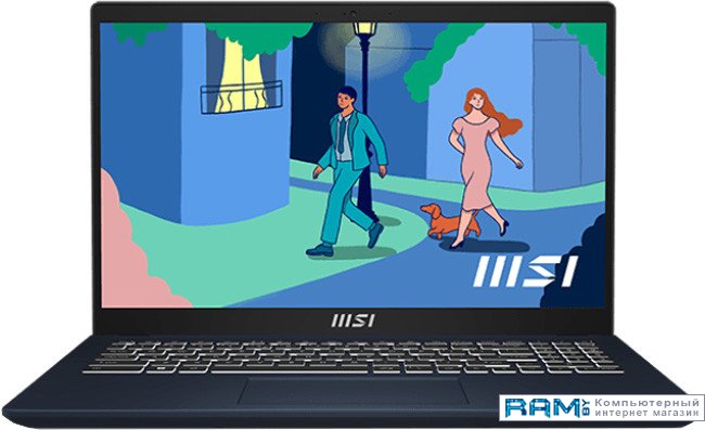 MSI Modern 15 B12MO-657XBY ноутбук msi modern 15 b12m 234ru 9s7 15h112 234