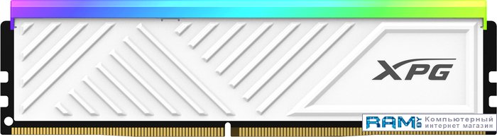 ADATA XPG Spectrix D35G RGB 8 DDR4 3200  AX4U32008G16A-SWHD35G память оперативная adata 8gb ddr4 3200 u dimm premier ad4u32008g22 sgn cl22 1 2v ad4u32008g22 sgn