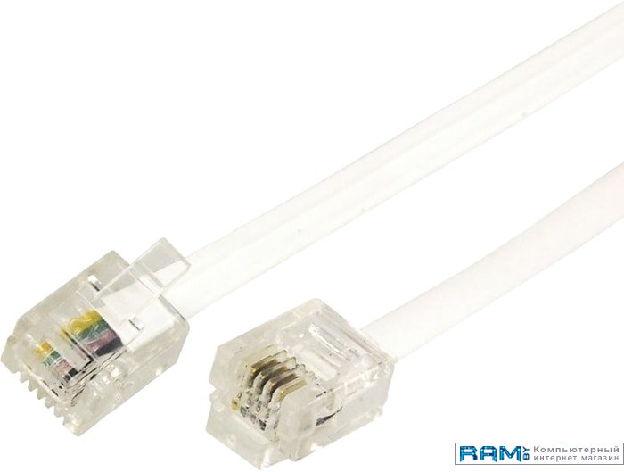 Rexant 18-3101 сетевой кабель rexant rj 11 6p4c 10m white 18 3101