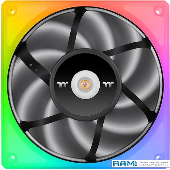 Thermaltake ToughFan 12 RGB 3-Fan Pack CL-F135-PL12SW-A thermaltake toughfan 12 rgb 3 fan pack cl f135 pl12sw a