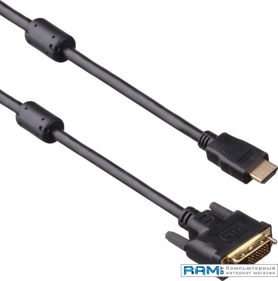 ExeGate HDMI-DVI Dual Link 19M-25M 1.8 кабель hama 00045077 dvi d dual link m dvi d dual link m 1 8м феррит кольца