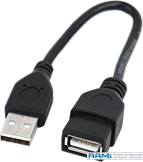 Cablexpert CCP-USB2-AMAF-0.15M кабель удлинитель buro usb2 0 am af 3 usb a m usb a f 3м