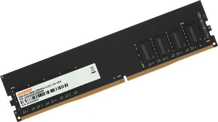 Digma 8 DDR4 3200  DGMAD43200008S wi fibluetooth digma dwa bt5 ac600c