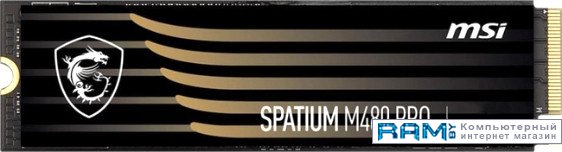 SSD MSI Spatium M480 Pro 4TB S78-440R050-P83 накопитель ssd msi spatium m480 4 0 nvme m 2 2tb