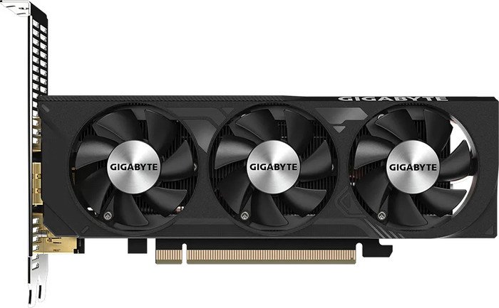 Gigabyte GeForce RTX 4060 OC Low Profile 8GB GV-N4060OC-8GL видеокарта gigabyte geforce gt 1030 1227mhz pci e 3 0 2048mb 6008mhz 64 bit dvi 2xhdmi hdcp low profile gv n1030d5 2gl