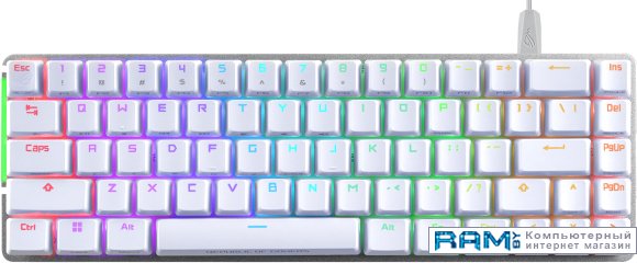 ASUS ROG Falchion Ace Moonlight White ASUS ROG NX Red клавиатура asus m602 falchion ace 90mp0346 bkra10