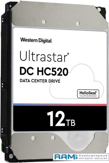 

WD Ultrastar DC HC520 512e ISE 12TB HUH721212ALE600