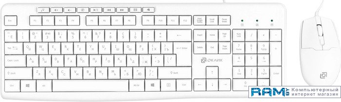 Oklick S650 клавиатура мышь oklick gmng 700gmk 1533156