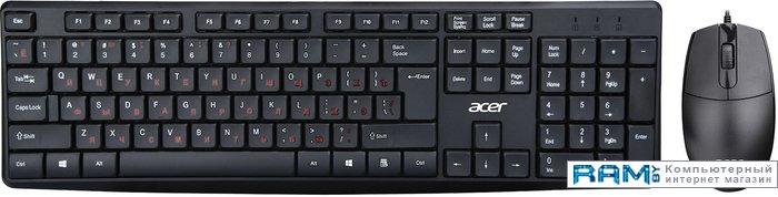 Acer OMW141 клавиатура проводная acer okw120 usb zl kbdee 006