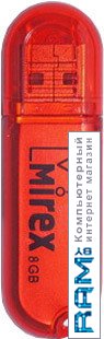 USB Flash Mirex CANDY RED 8GB 13600-FMUCAR08 флешка mirex mario 16гб blue 13600 fmumab16