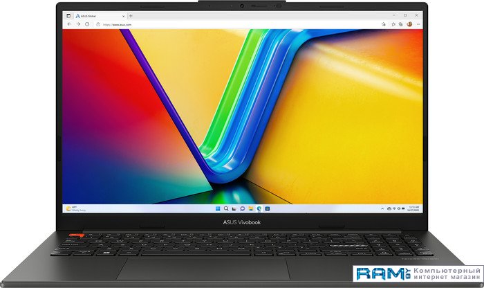 ASUS VivoBook S15 OLED K5504VA-MA086W ноутбук asus vivobook pro 14 m7400qe km118 90nb0v52 m004l0