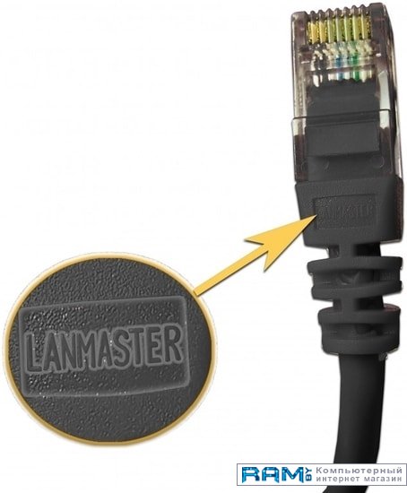 Lanmaster LAN-PC45U5E-5.0-BK lanmaster lan pc45s6a 1 0 wh
