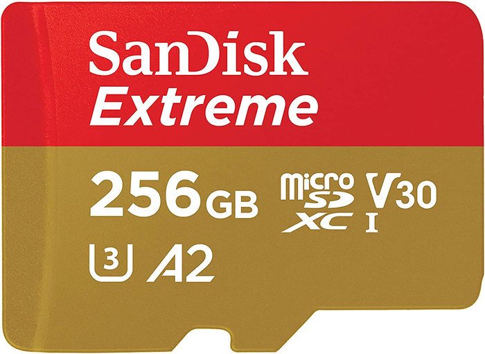 SanDisk Extreme microSDXC SDSQXAV-256G-GN6MN 256GB sandisk extreme microsdxc sdsqxav 256g gn6mn 256gb