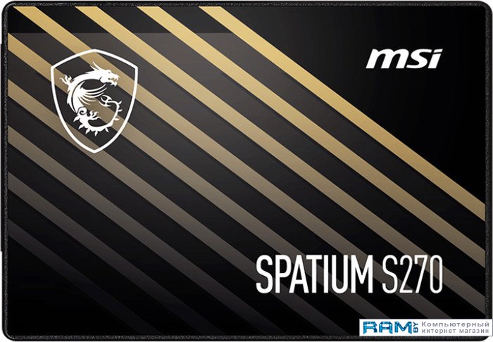 SSD MSI Spatium S270 480GB S78-440E350-P83 ssd msi spatium s270 480gb s78 440e350 p83
