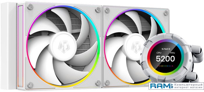 ID-Cooling SL240 White id cooling is 67 xt white