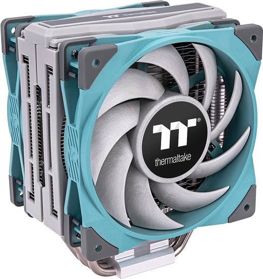 Thermaltake Toughair 510 Turquoise CL-P075-AL12TQ-A кулер thermaltake toughair 510 cl p075 al12rg a 180w double fan pwm all sockets racing green