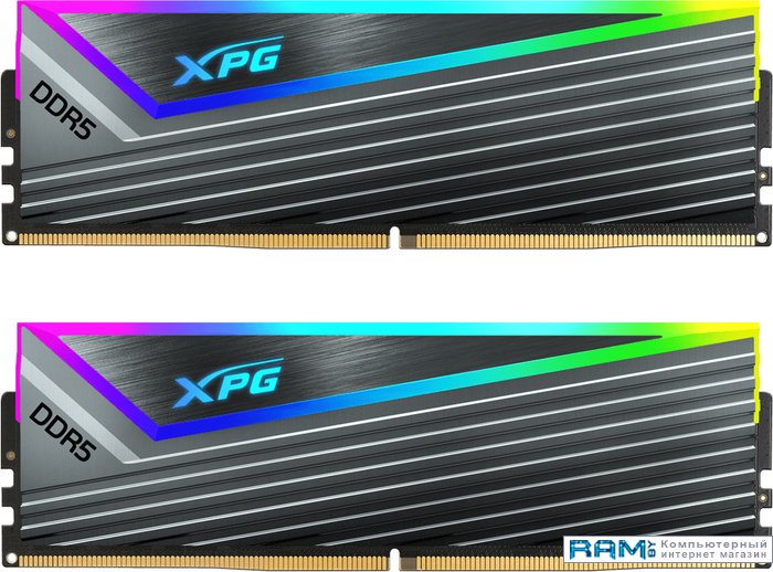 ADATA XPG Caster RGB 2x16 DDR5 6400  AX5U6400C3216G-DCCARGY adata xpg caster rgb 2x16 ddr5 6400 ax5u6400c3216g dccargy