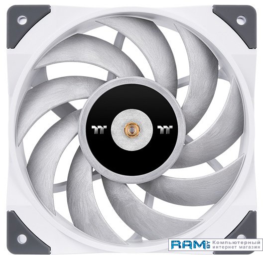 Thermaltake ToughFan 12 White CL-F117-PL12WT-A вентилятор thermaltake fan tt toughfan 12 hydraulic bearing gen 2 1 pack racing green cl f117 pl12rg a