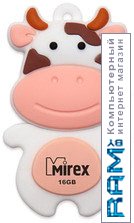 USB Flash Mirex COW PEACH 16GB 13600-KIDCWP16 mirex 13612 mcsuhs16 microsdhc 16gb