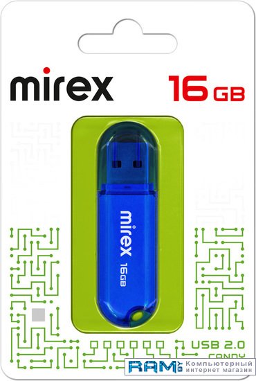 USB Flash Mirex Candy 16GB mirex 13612 mcsuhs16 microsdhc 16gb