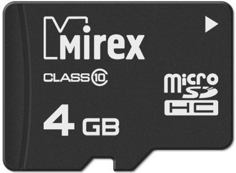 Mirex microSDHC 13612-MC10SD04 4GB mirex microsdhc class 10 16gb 13612 mc10sd16