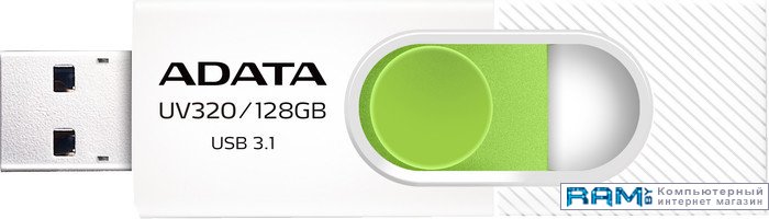 USB Flash A-Data UV320 128GB смартфон samsung galaxy a34 5g 6 128gb sm a346e зеленый лайм