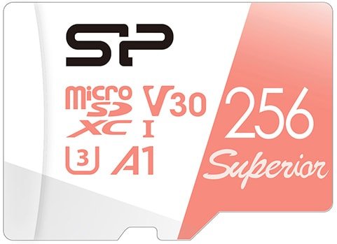 Silicon-Power Superior A1 microSDXC SP256GBSTXDV3V20 256GB silicon power superior golden a1 microsdxc sp256gbstxdv3v1gsp 256gb