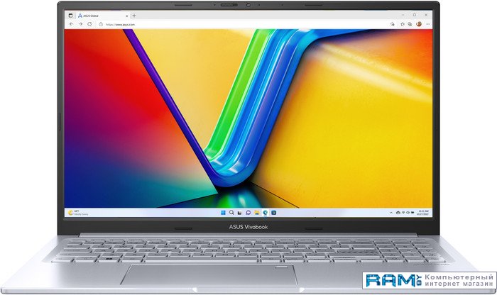 ASUS Vivobook 15X OLED K3504VA-MA221 ноутбук asus vivobook pro 14x oled n7400pc km024w 90nb0u44 m02770 14 core i5 11300h 8gb ssd 512gb geforce® rtx 3050 для ноутбуков серебристый