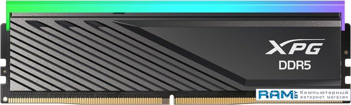 ADATA XPG Lancer Blade RGB 16 DDR5 6400  AX5U6400C3216G-SLABRBK adata xpg lancer rgb 2x16 ddr5 7200 ax5u7200c3416g dclarwh
