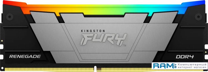 Kingston FURY Renegade RGB 16 DDR4 3200  KF432C16RB12A16 kingston 64 ddr4 3200 ksm32rd464mfr