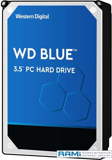 WD Blue 6TB WD60EZAX воздух голубева н
