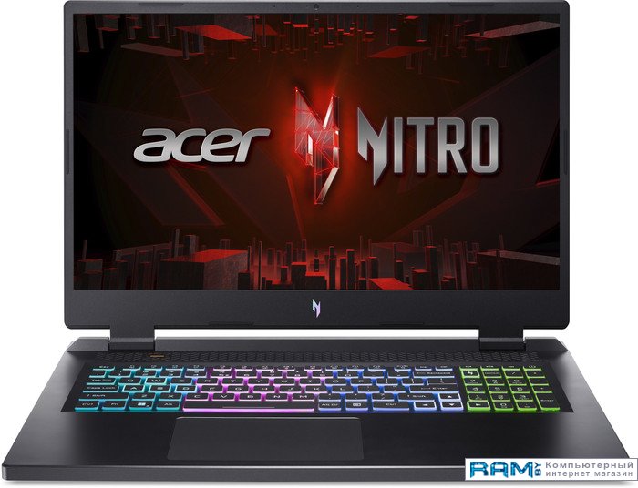 Acer Nitro 17 AN17-41-R0LG NH.QKLCD.005 ноутбук acer nitro 5 an515 57 55zs nh qewep 004