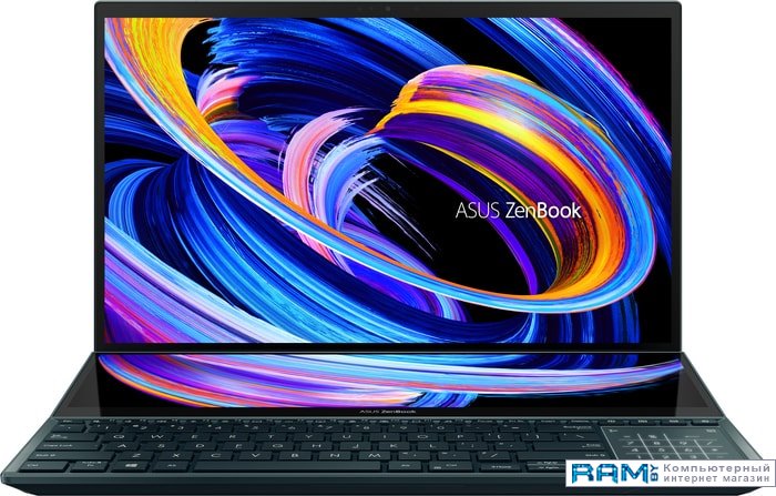 ASUS ZenBook Pro Duo 15 OLED UX582HM-H2069 ноутбук asus zenbook 14x oled ux5401ea kn159w pine grey