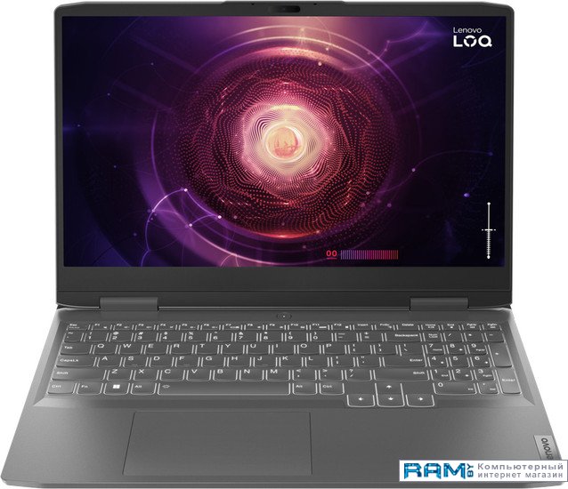 Lenovo LOQ 15APH8 82XT00BWRK ноутбук maibenben x677 x677fsfnlgre0 16 ryzen 7 7735h 16gb ssd 512gb geforce® rtx 4060 для ноутбуков серый